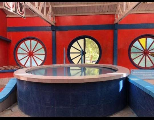Hotel Y Balneario Ojo Caliente Camargo 外观 照片